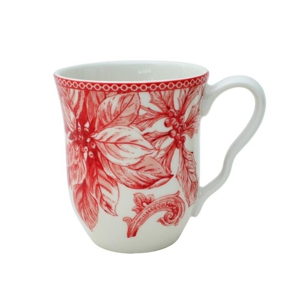 Set di stoviglie da pranzo 222 Fifth Christmas Lane da 16 pezzi, per 4 persone.