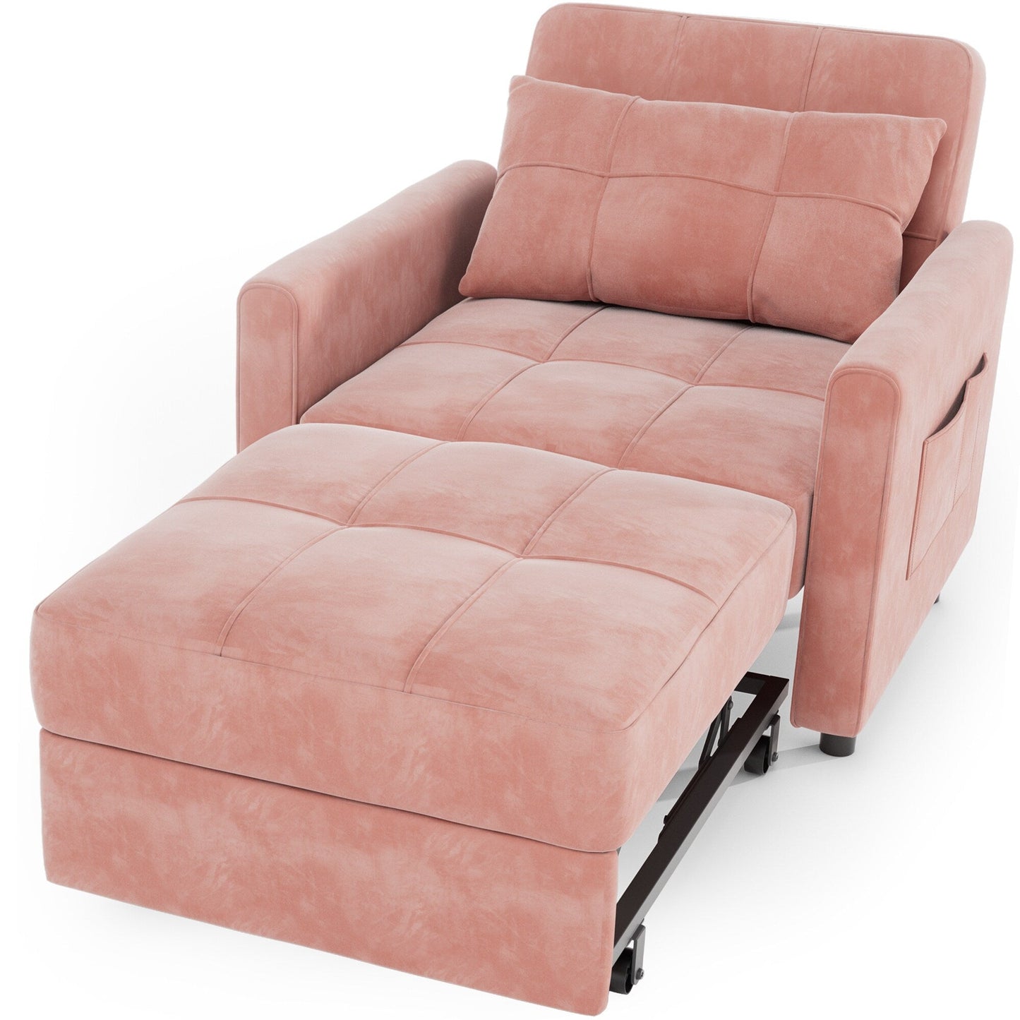 Divano letto trasformabile 3-in-1, divano letto estraibile, letto pieghevole convertibile per soggiorno