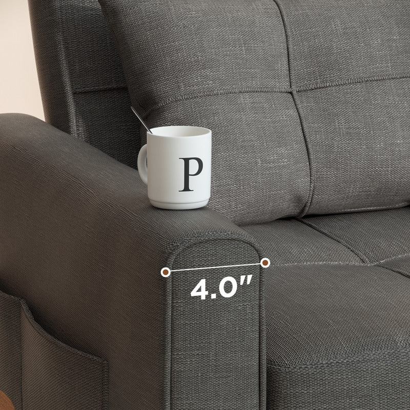 Divano letto trasformabile 3-in-1, divano letto estraibile, letto pieghevole convertibile per soggiorno