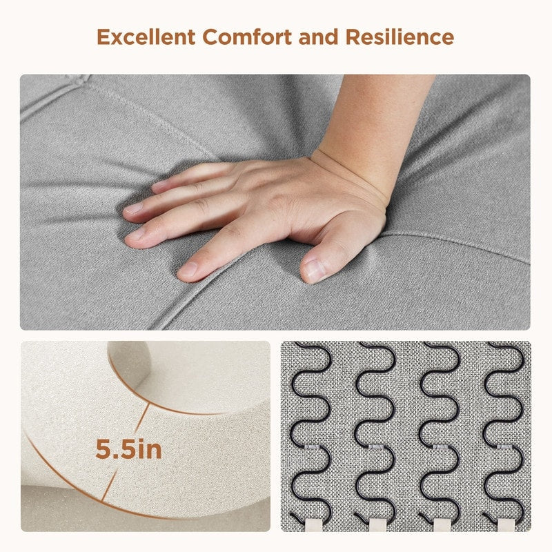 Divano letto trasformabile 3-in-1, divano letto estraibile, letto pieghevole convertibile per soggiorno