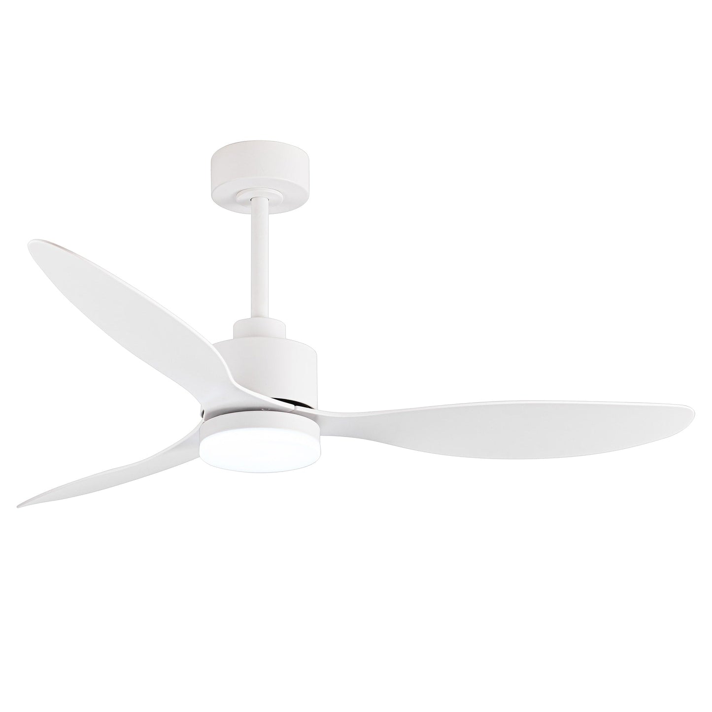 Ventilatore da soffitto a LED da 52 pollici con luci e telecomando (3 pale)