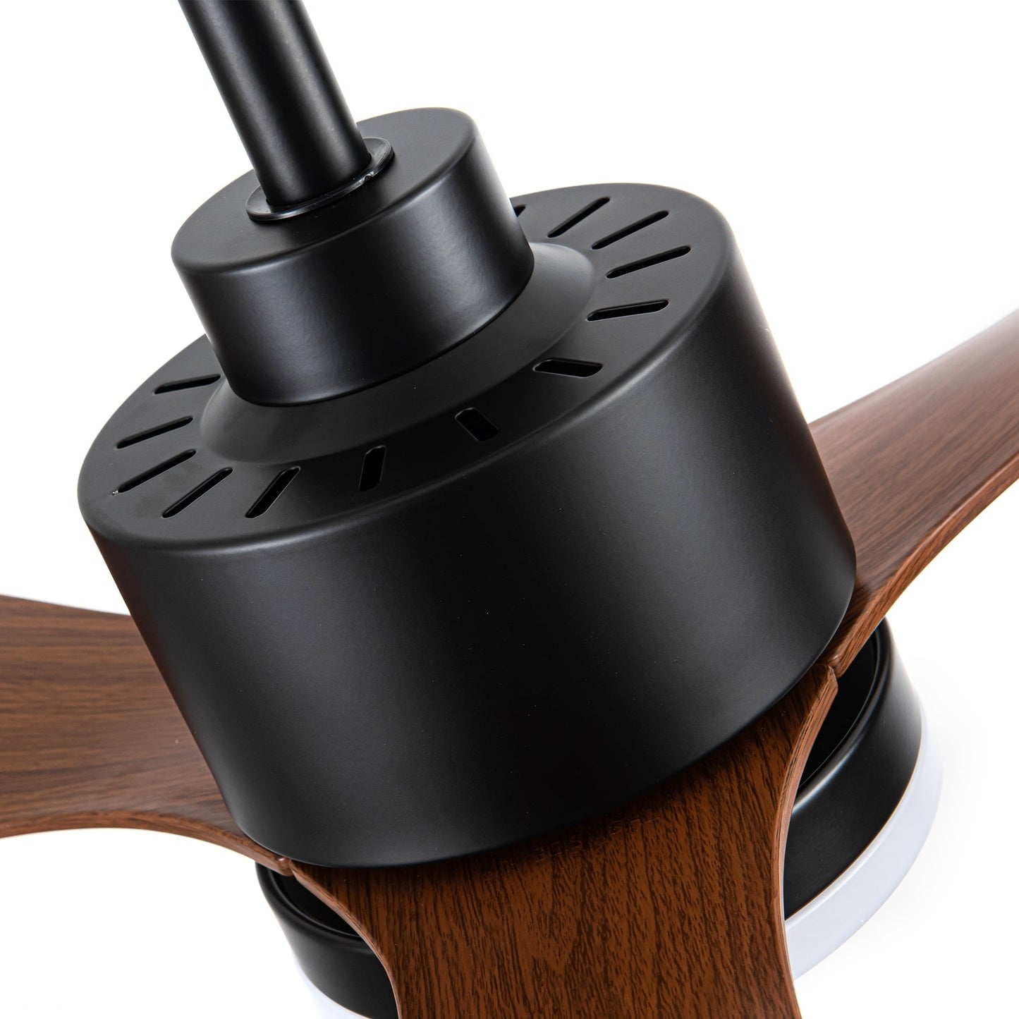 Ventilatore da soffitto a LED da 52 pollici con luci e telecomando (3 pale)