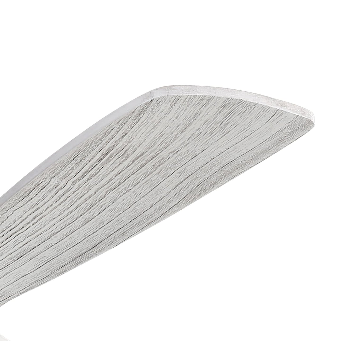 Ventilatore da soffitto moderno da 52 pollici in legno massello/ABS con telecomando (senza luce), 6 velocità, flusso d'aria reversibile.