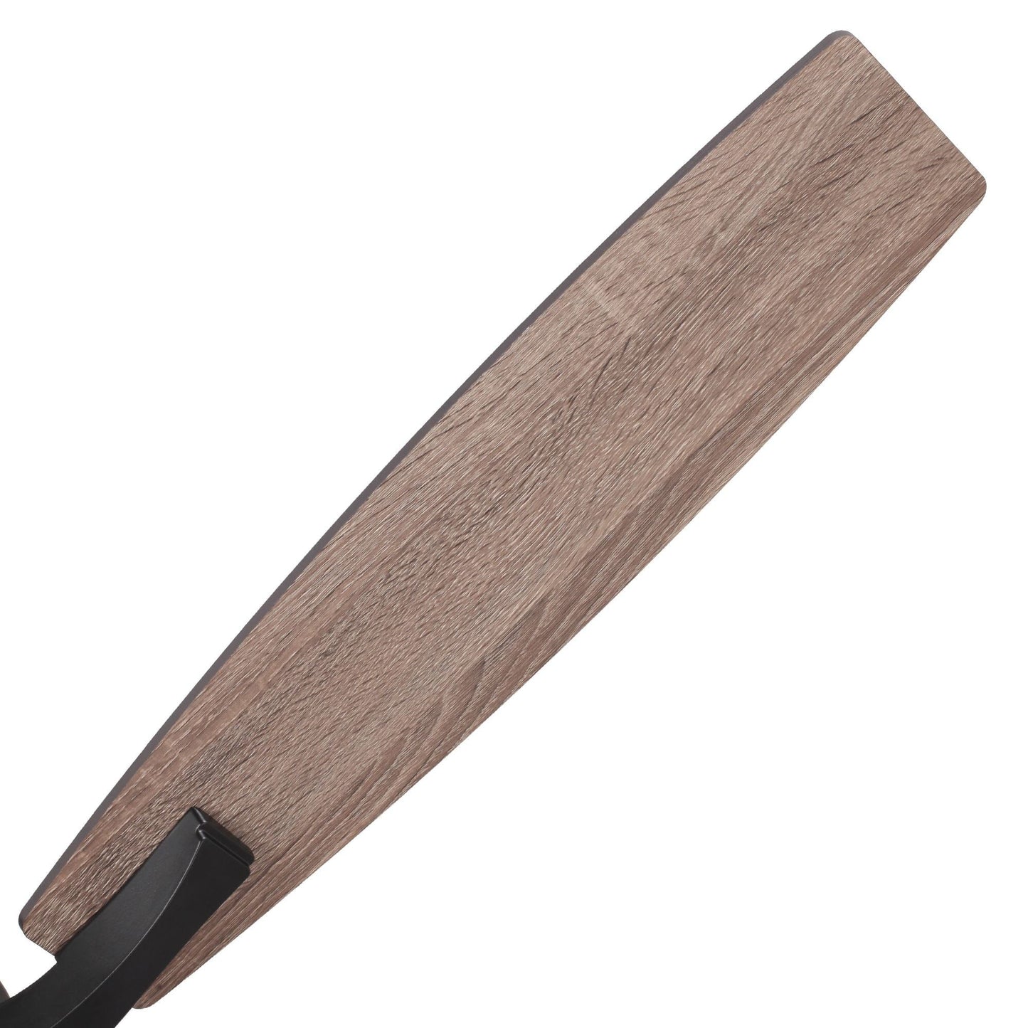 Ventilatore da soffitto decorativo nero con vetro semitrasparente da 52 pollici, con telecomando e kit luci.