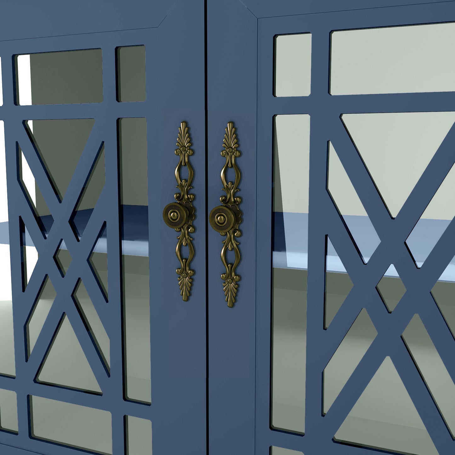 Buffet/Credenza da Cucina in Legno in Stile Vintage - 160 cm di Larghezza