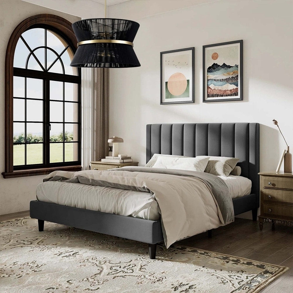 Lampadario a 8 luci, stile bohémien moderno, a forma di tamburo, grande, con tessuto a forma di clessidra intrecciato a mano, colore oro/nero, per sala da pranzo/soggiorno, diametro 60 cm (24 pollici).