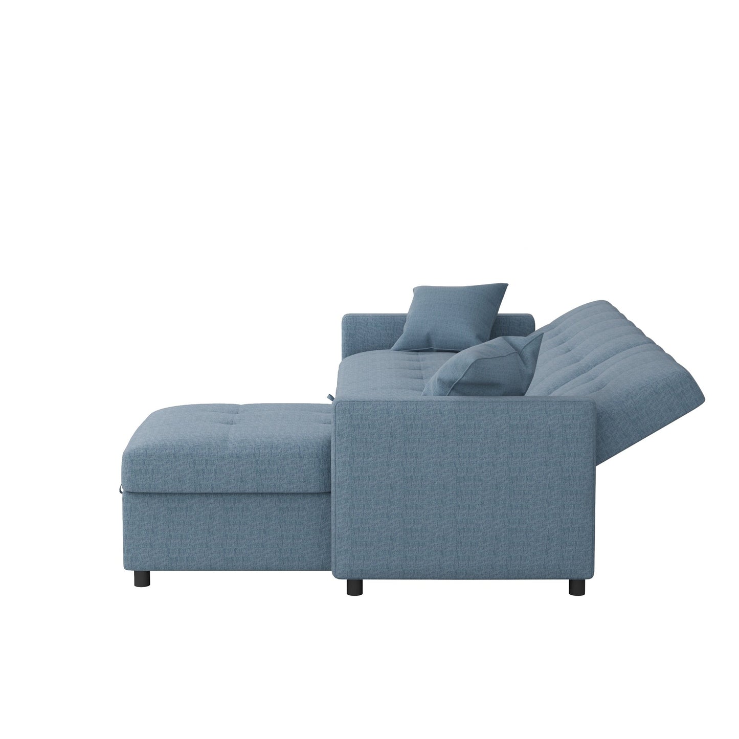 Divano letto reversibile e chaise longue largo 82''