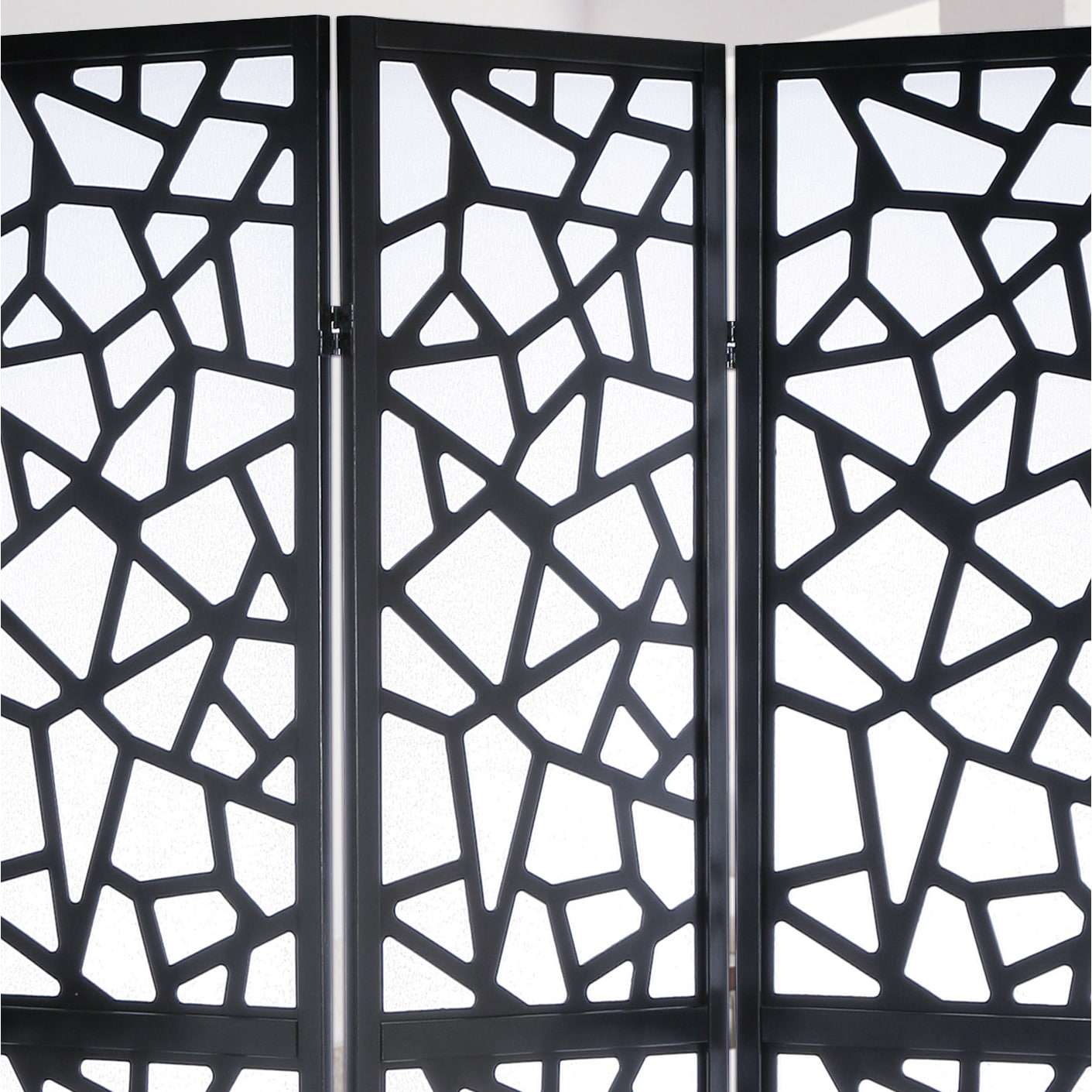 Paravento divisorio per ambienti Roundhill Furniture Giyano a 4 pannelli