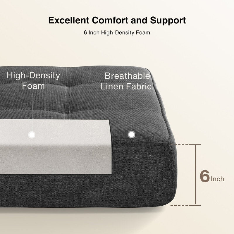 Sedia trasformabile 3 in 1, sedia pieghevole, lettino trasformabile in divano letto