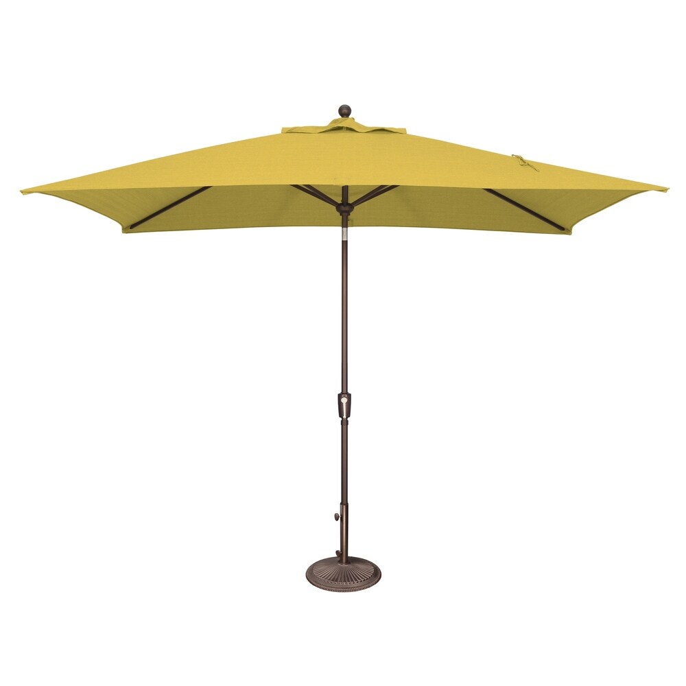 Ombrellone rettangolare inclinabile SimplyShade Catalina da 3 metri con pulsante di regolazione