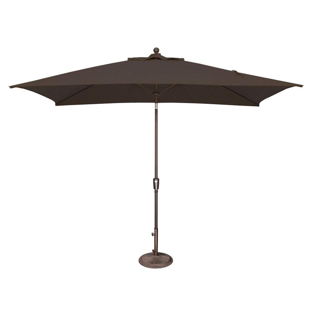 Ombrellone rettangolare inclinabile SimplyShade Catalina da 3 metri con pulsante di regolazione
