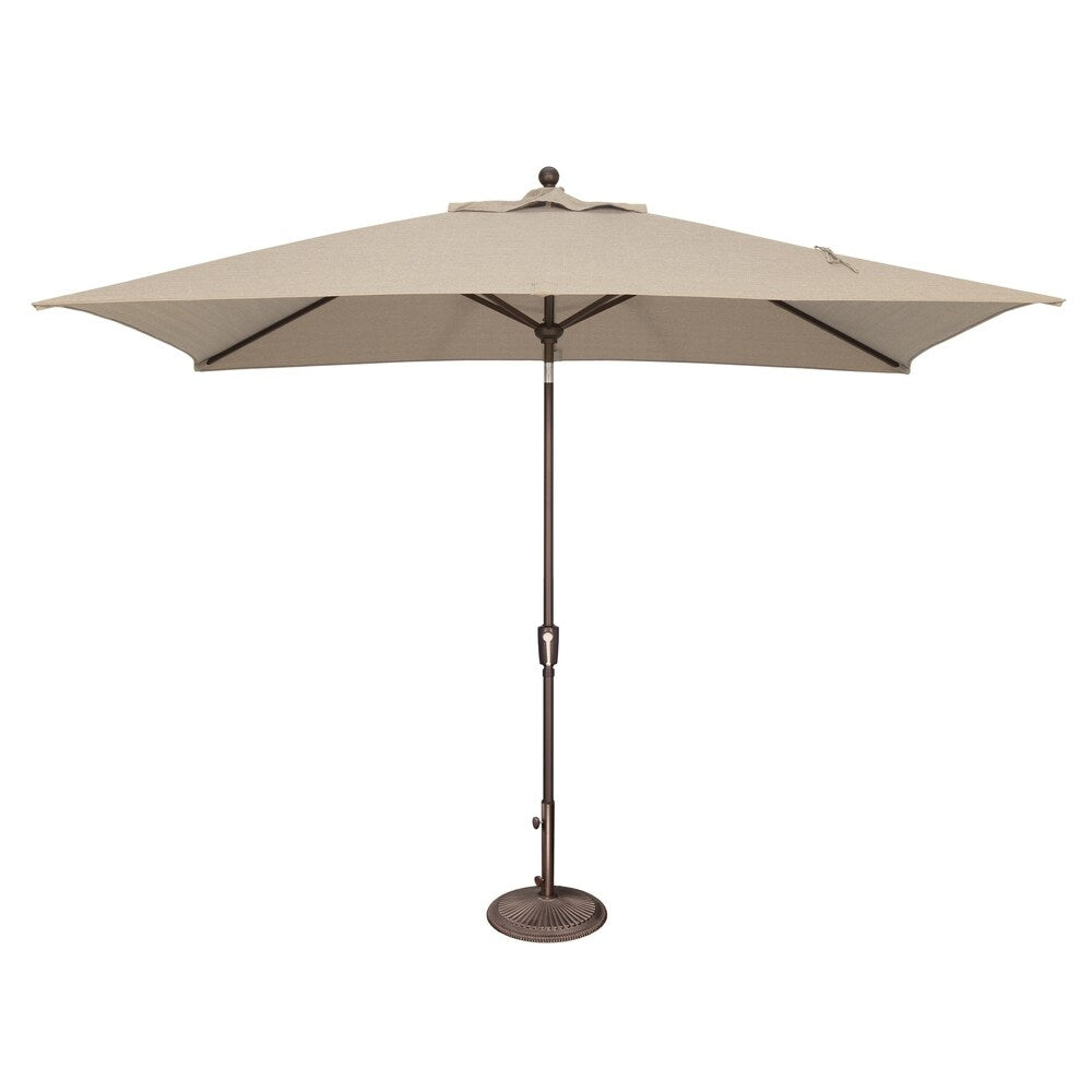 Ombrellone rettangolare inclinabile SimplyShade Catalina da 3 metri con pulsante di regolazione