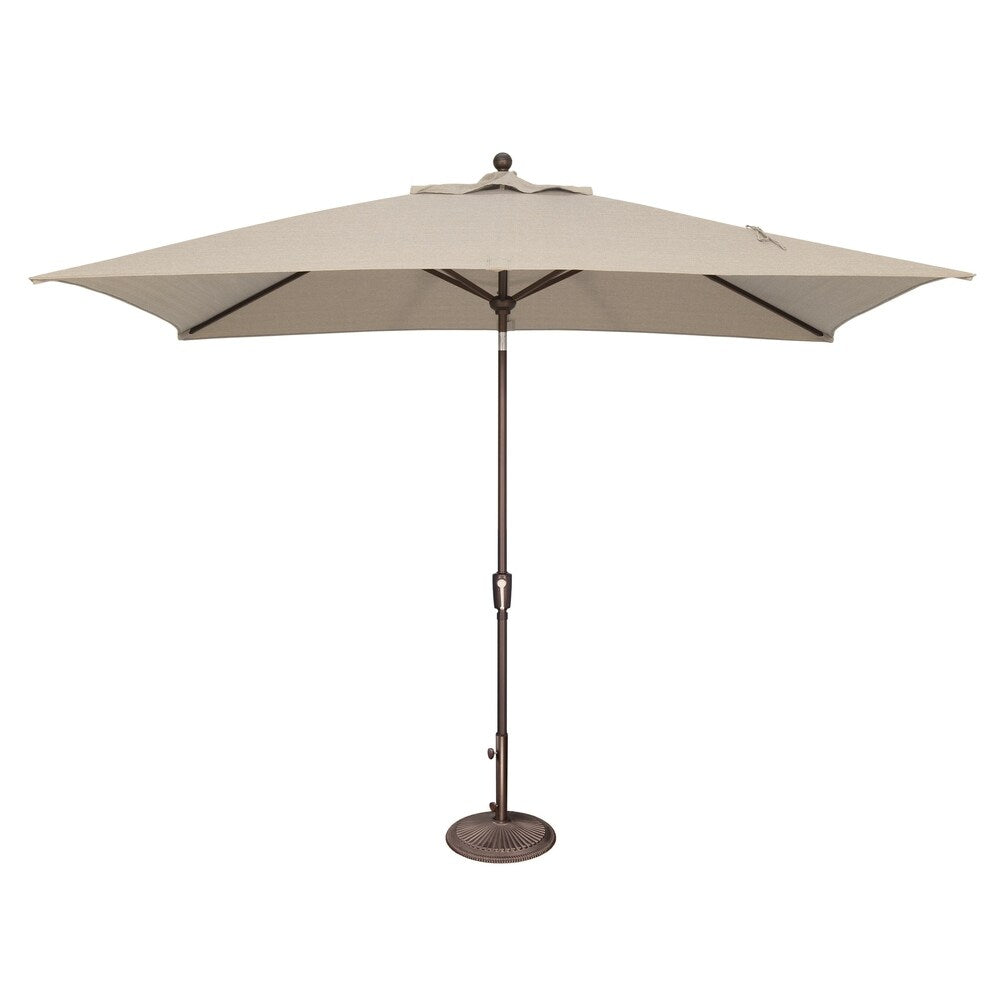 Ombrellone rettangolare inclinabile SimplyShade Catalina da 3 metri con pulsante di regolazione