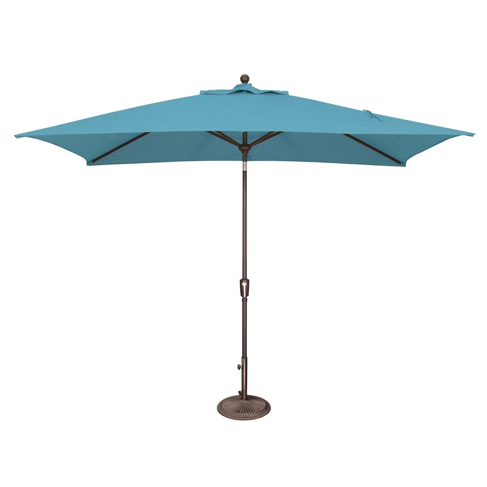 Ombrellone rettangolare inclinabile SimplyShade Catalina da 3 metri con pulsante di regolazione