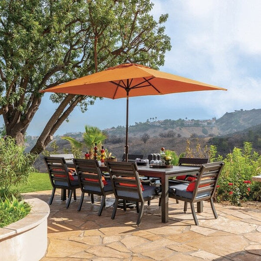 Ombrellone rettangolare inclinabile SimplyShade Catalina da 3 metri con pulsante di regolazione