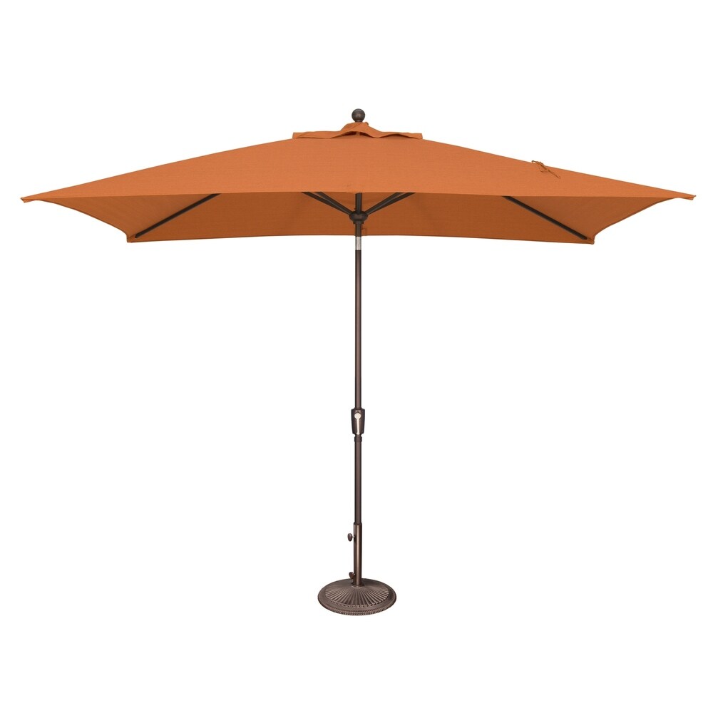 Ombrellone rettangolare inclinabile SimplyShade Catalina da 3 metri con pulsante di regolazione