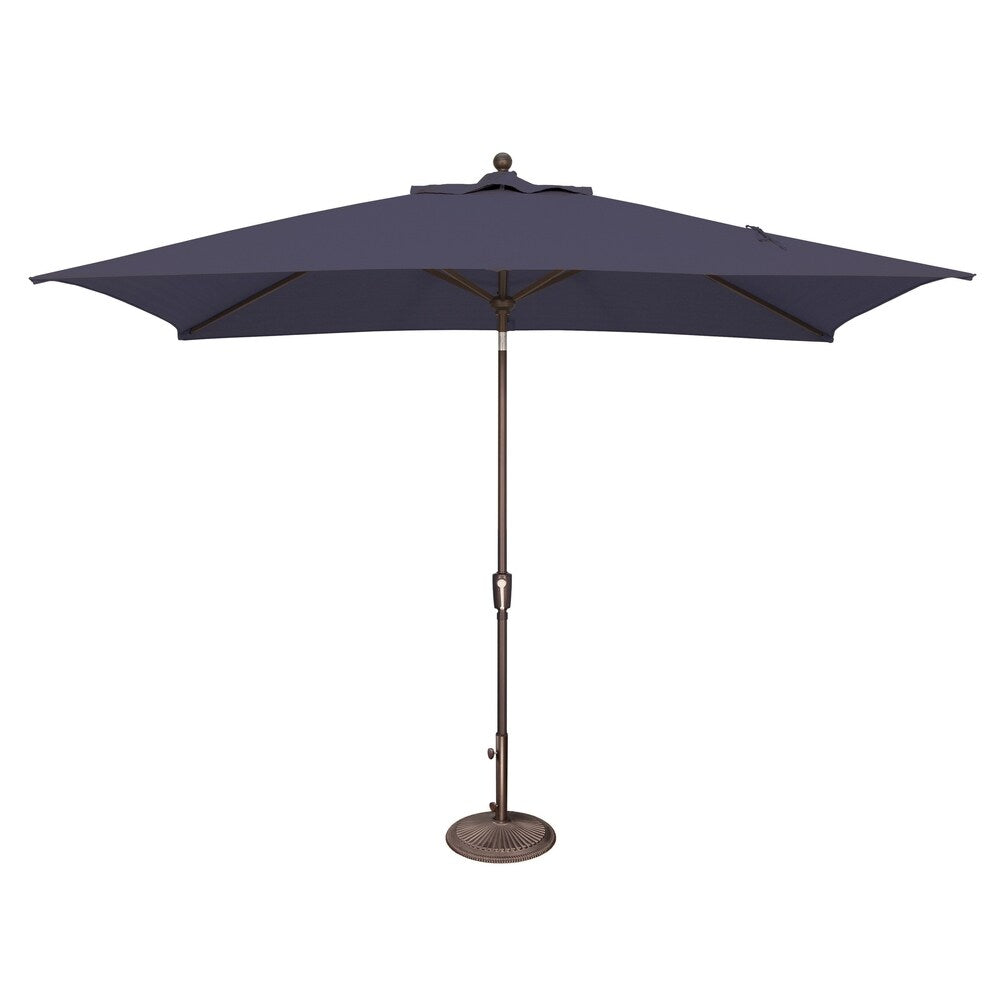 Ombrellone rettangolare inclinabile SimplyShade Catalina da 3 metri con pulsante di regolazione
