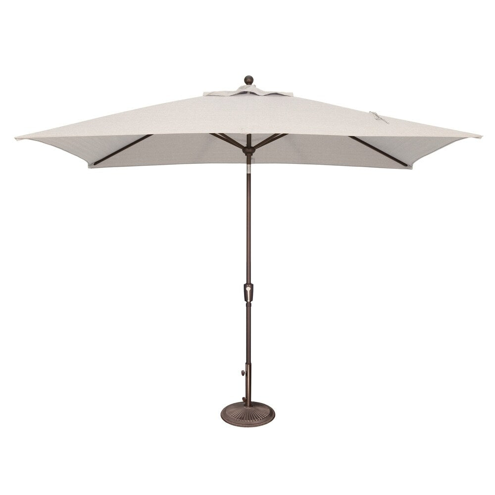 Ombrellone rettangolare inclinabile SimplyShade Catalina da 3 metri con pulsante di regolazione