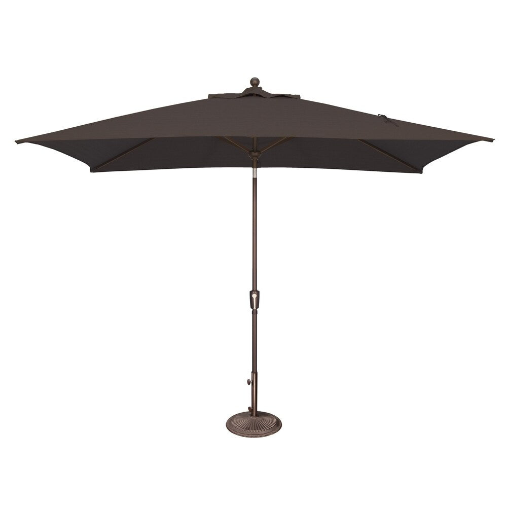 Ombrellone rettangolare inclinabile SimplyShade Catalina da 3 metri con pulsante di regolazione