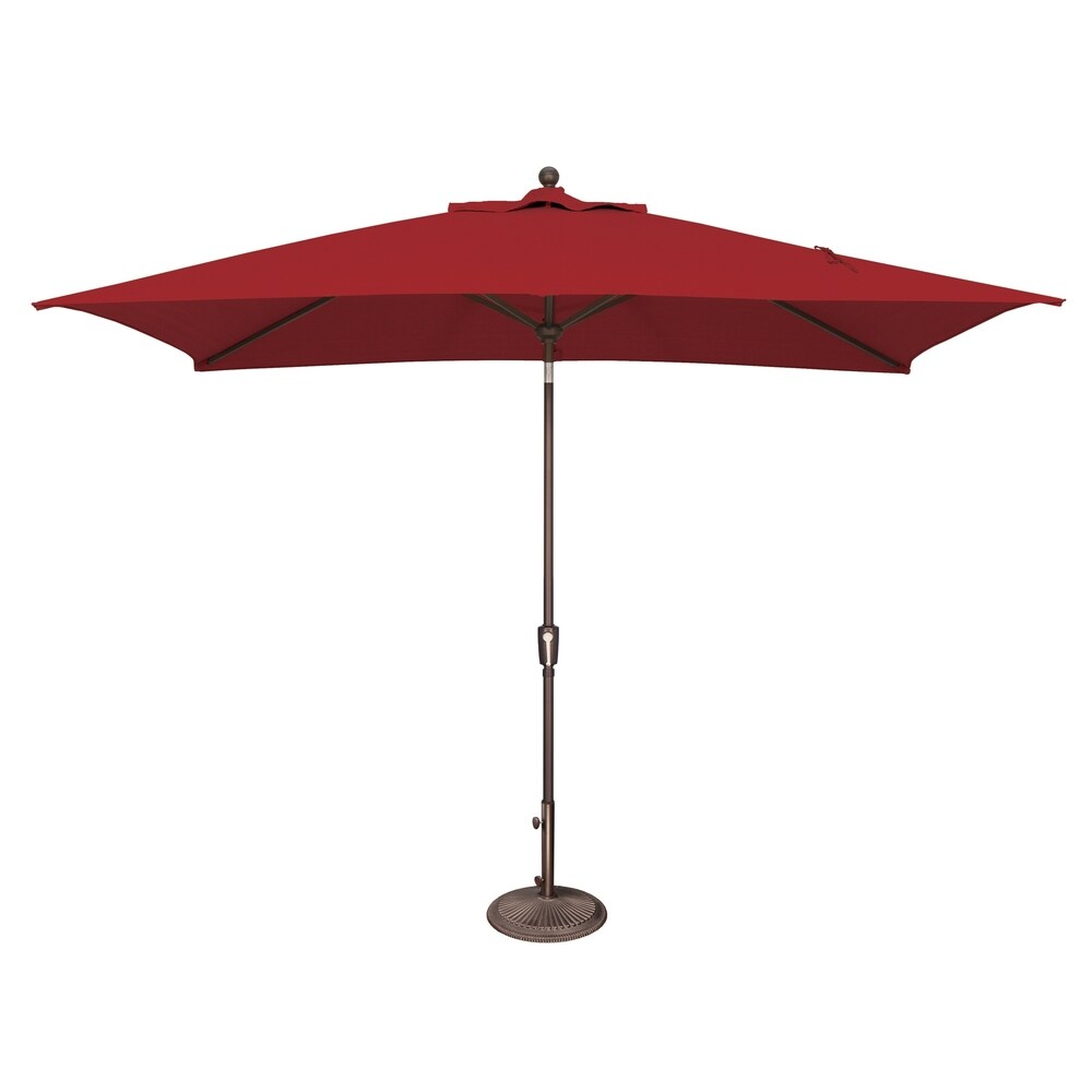 Ombrellone rettangolare inclinabile SimplyShade Catalina da 3 metri con pulsante di regolazione