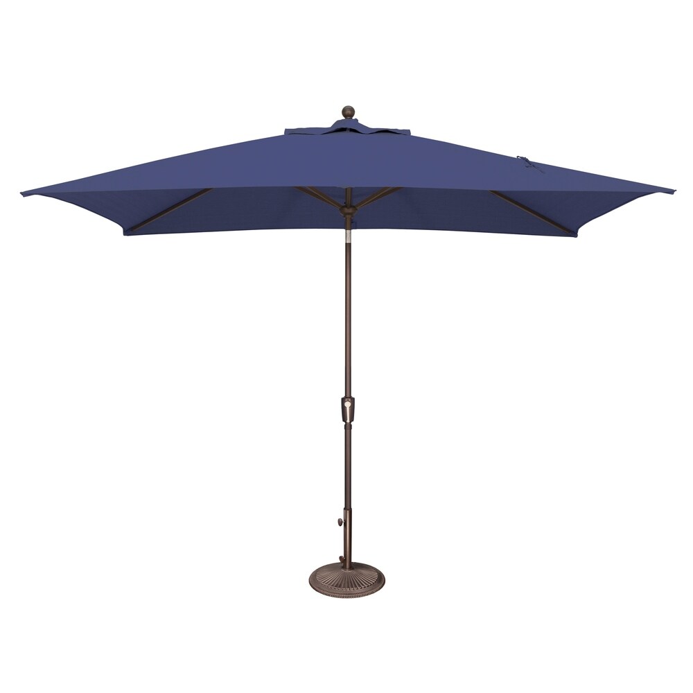 Ombrellone rettangolare inclinabile SimplyShade Catalina da 3 metri con pulsante di regolazione