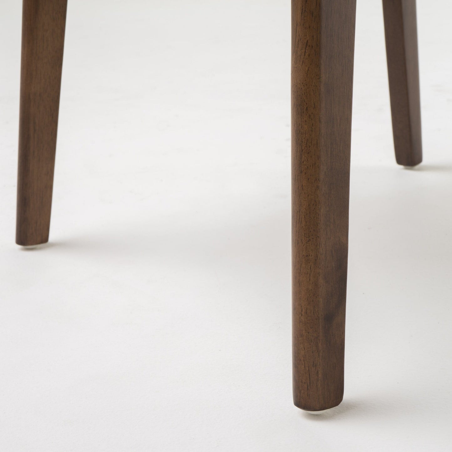 Sedia da pranzo Abrielle in legno di gomma imbottita, stile Mid-Century Modern, di Christopher Knight Home (confezione da 2)