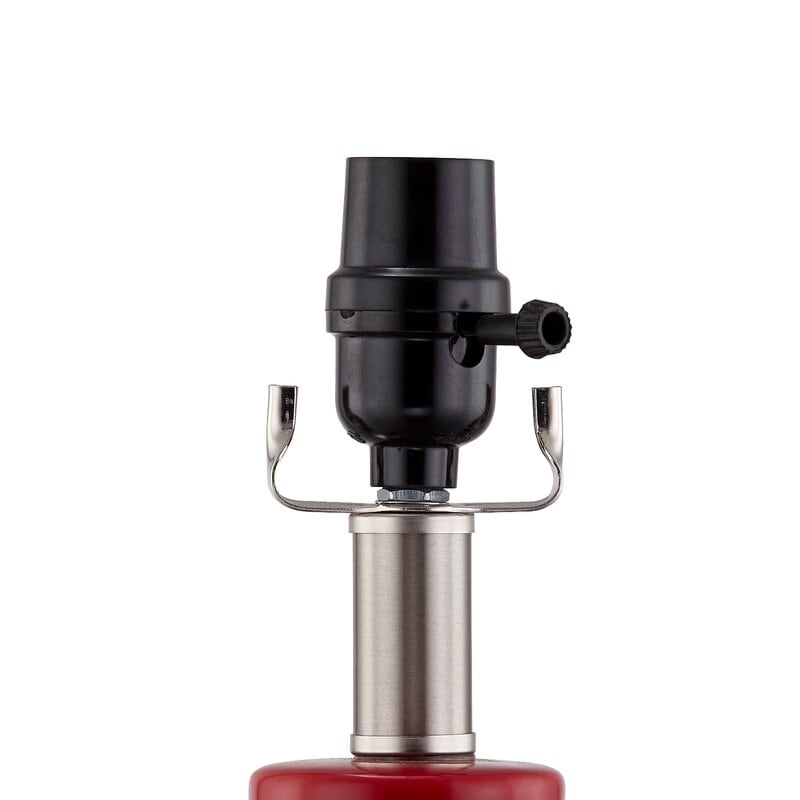 Set di 2 lampade da tavolo in ceramica da 28,5 cm con USB