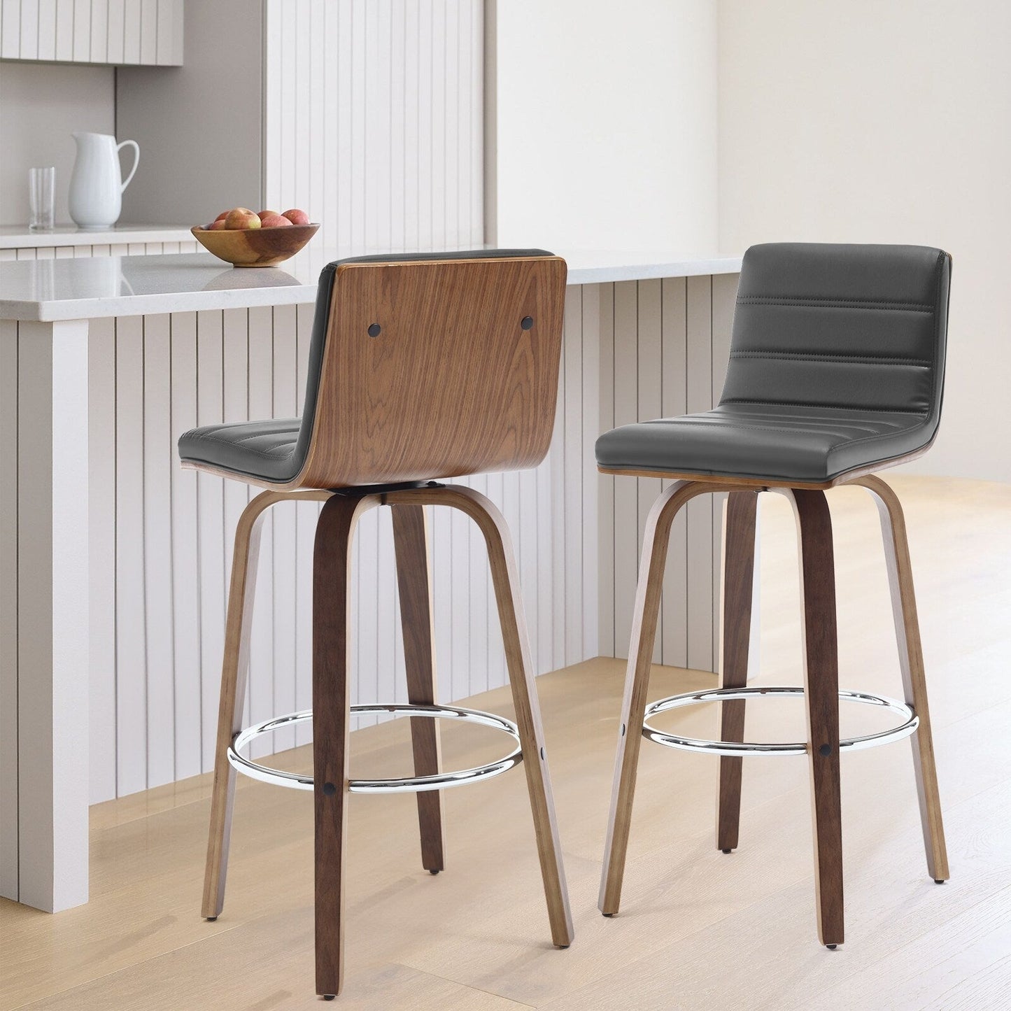 26/29 sgabelli da bar/cucina girevoli in similpelle, set da 2/3 pezzi