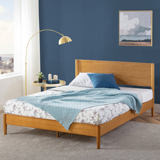 Priage di ZINUS - Struttura letto a piattaforma in legno in stile Mid-Century