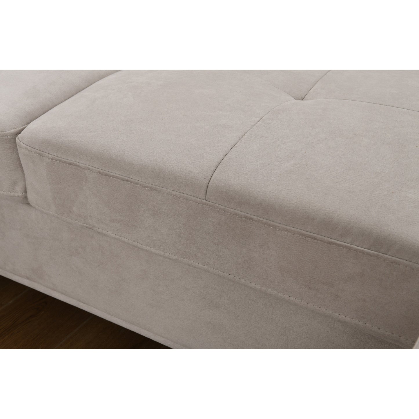 Roomfitters 122 Divano componibile extra large con chaise longue e vano portaoggetti, divano a forma di U contemporaneo a 7 posti.