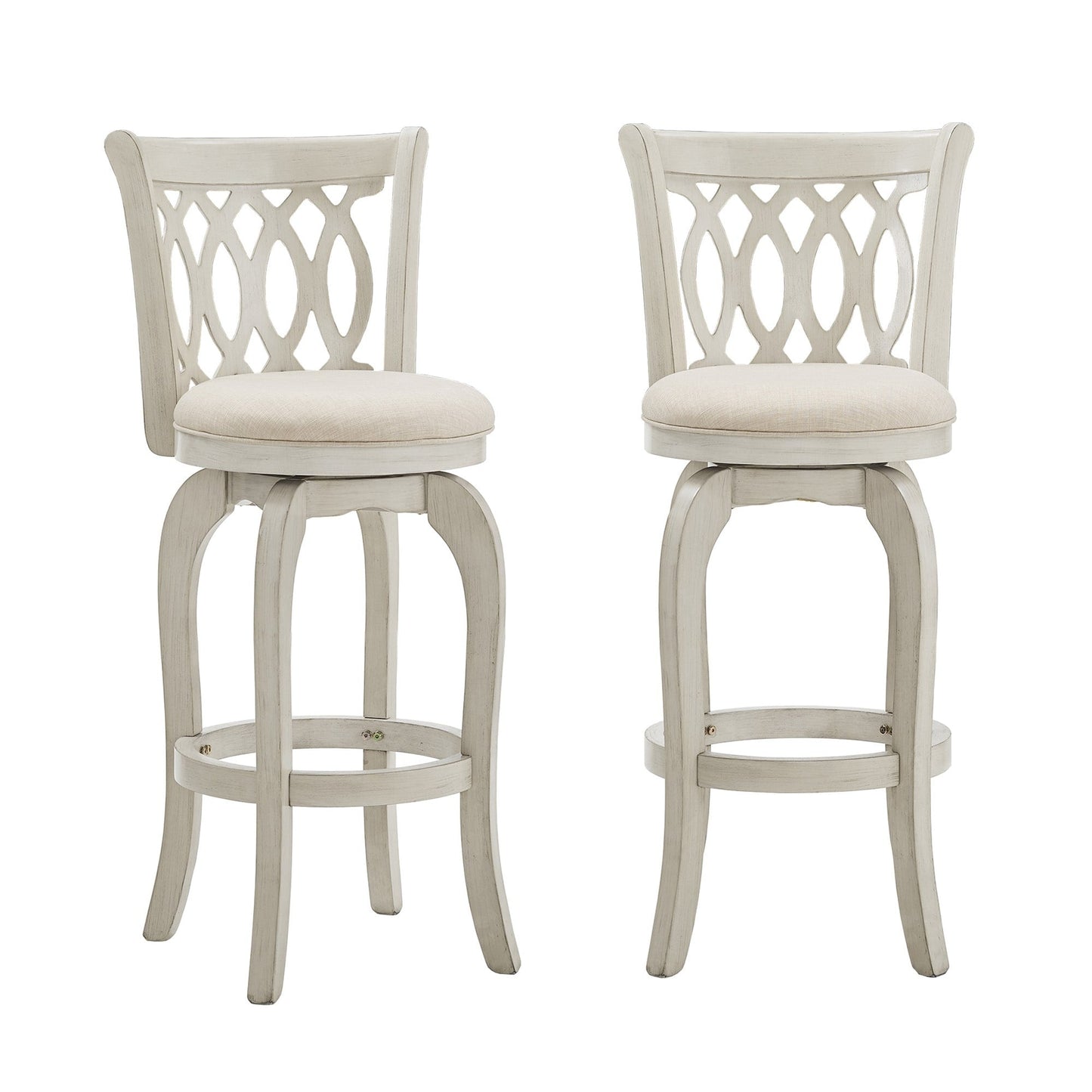 Sgabello da bar girevole con schienale ricurvo Rovinj