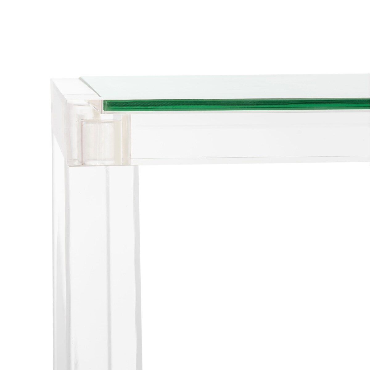SAFAVIEH Couture Camryn Tavolo Console in Acrilico - Trasparente - 60 L x 10 P x 30 A - 52Lx10Px30A
