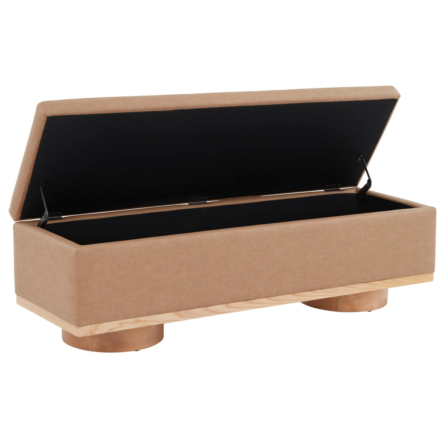 SAFAVIEH Couture Sunneva Boucle Storage Bench - 155 cm L x 51 cm P x 48 cm A - 155Lx51Px48A