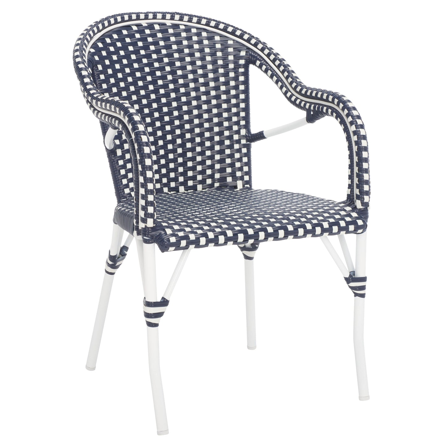 SAFAVIEH Doreth Sedia con Braccioli (Set da 2) - 23L x 36P x 25H