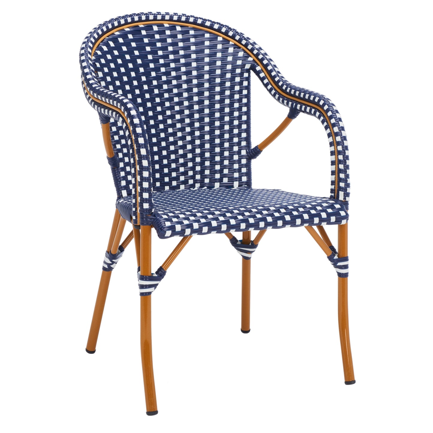 SAFAVIEH Doreth Sedia con Braccioli (Set da 2) - 23L x 36P x 25H