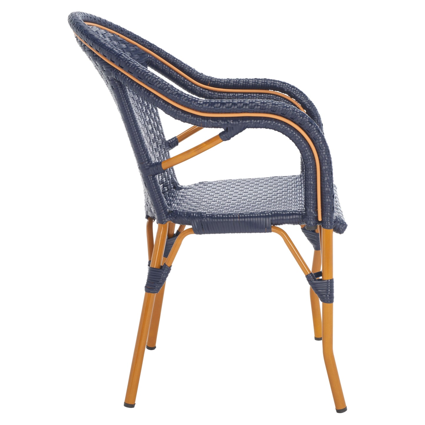 SAFAVIEH Doreth Sedia con Braccioli (Set da 2) - 23L x 36P x 25H