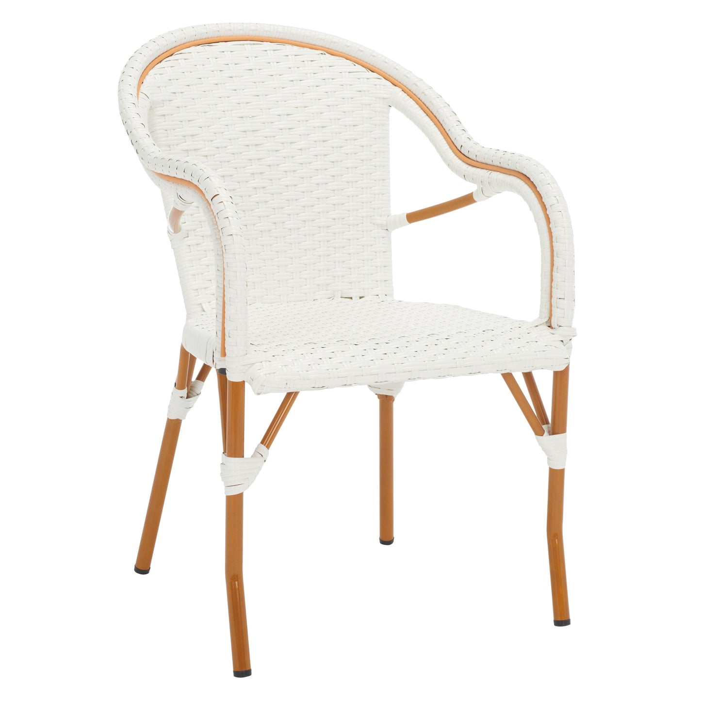 SAFAVIEH Doreth Sedia con Braccioli (Set da 2) - 23L x 36P x 25H