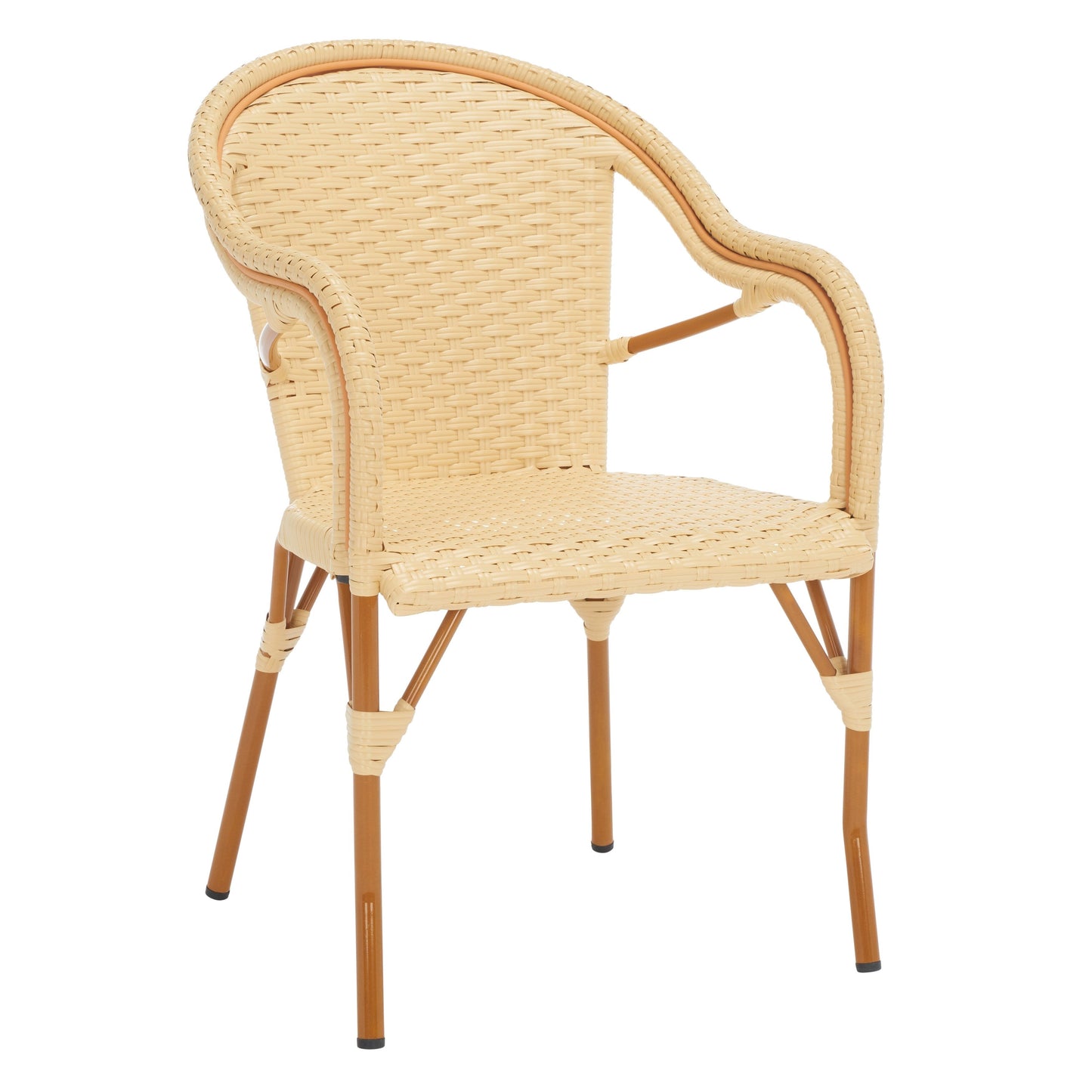 SAFAVIEH Doreth Sedia con Braccioli (Set da 2) - 23L x 36P x 25H