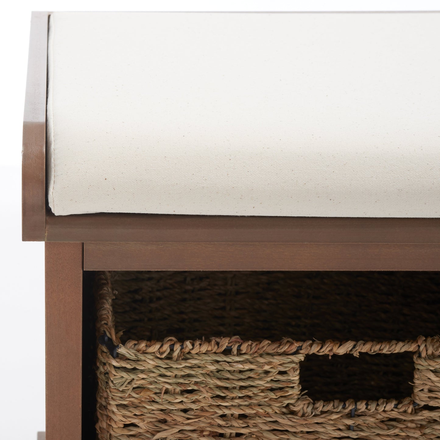 SAFAVIEH Eola Grey/ White Storage Bench - 47 x 16.1 x 19.9 - 47Lx16Px20A (L=lunghezza, P=profondità, A=altezza)
