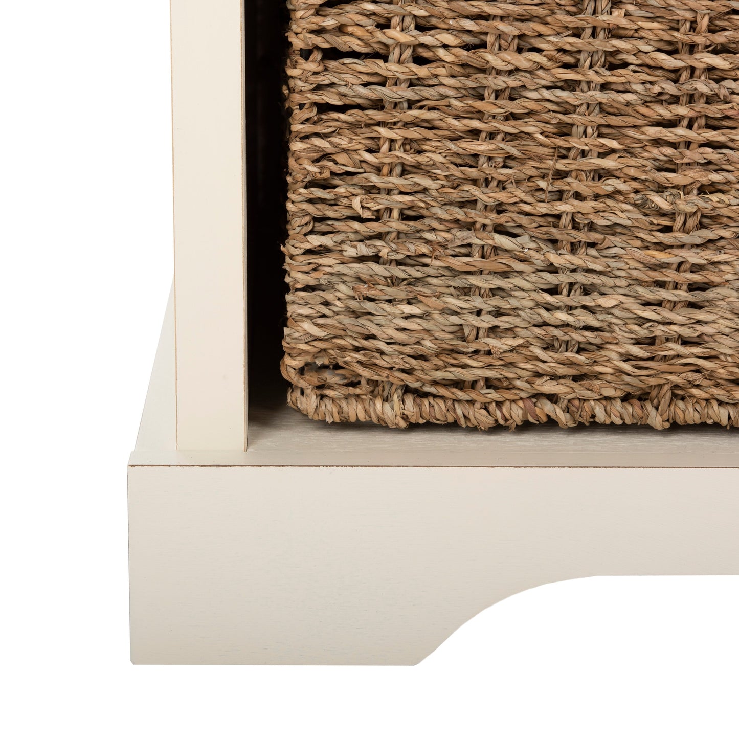 SAFAVIEH Eola Grey/ White Storage Bench - 47 x 16.1 x 19.9 - 47Lx16Px20A (L=lunghezza, P=profondità, A=altezza)