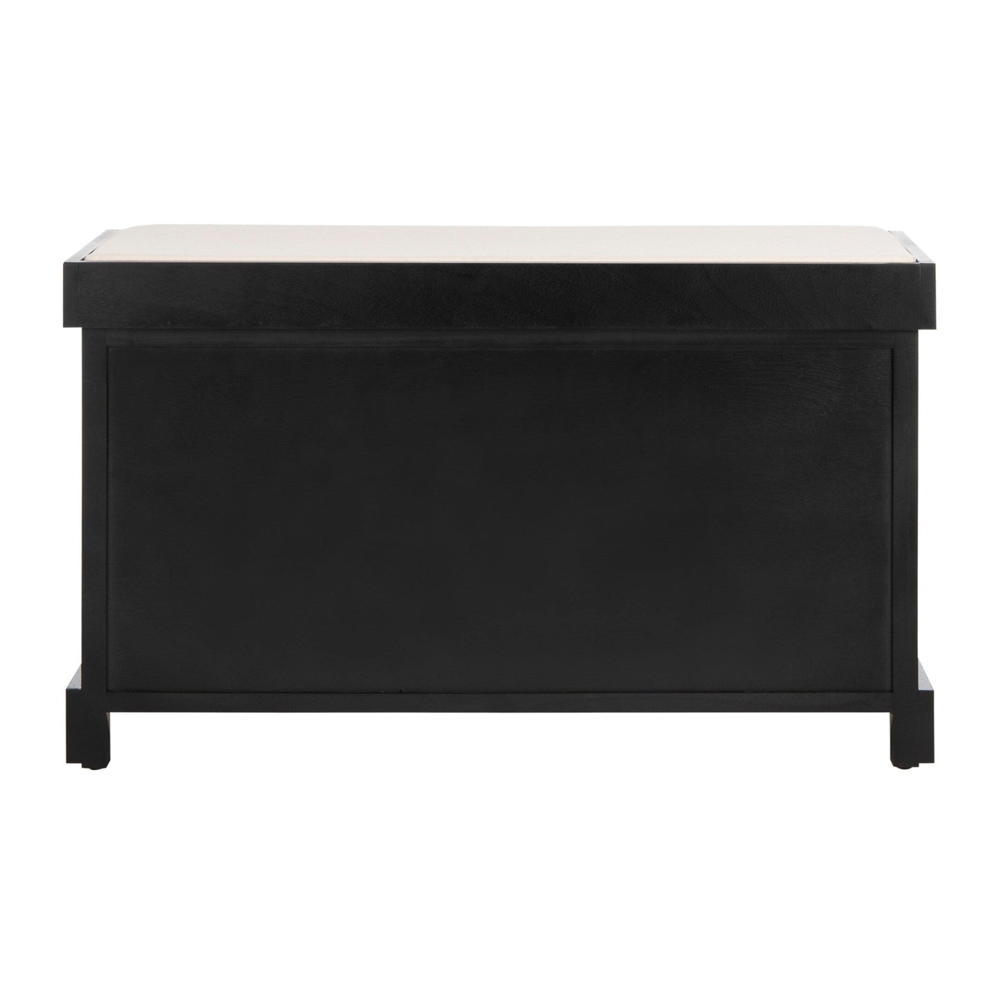 SAFAVIEH Euphemia - Panca con cestino portaoggetti intrecciato, marrone - 33,5 x 16,1 x 19,9 - 34Lx16Px20H