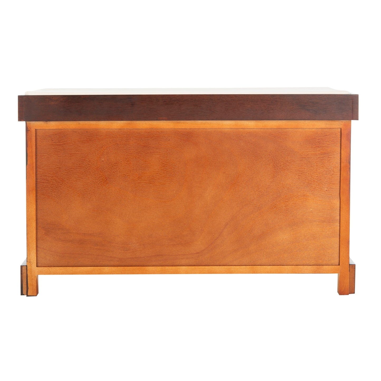 SAFAVIEH Euphemia - Panca con cestino portaoggetti intrecciato, marrone - 33,5 x 16,1 x 19,9 - 34Lx16Px20H