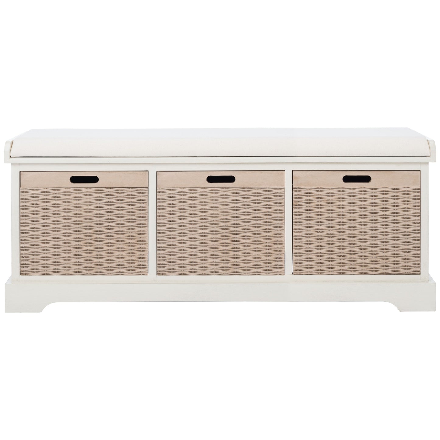 SAFAVIEH Fiorello panca con 3 cassetti e vano portaoggetti - 47,3 L x 38 P x 48 A - 47Lx38Px48A