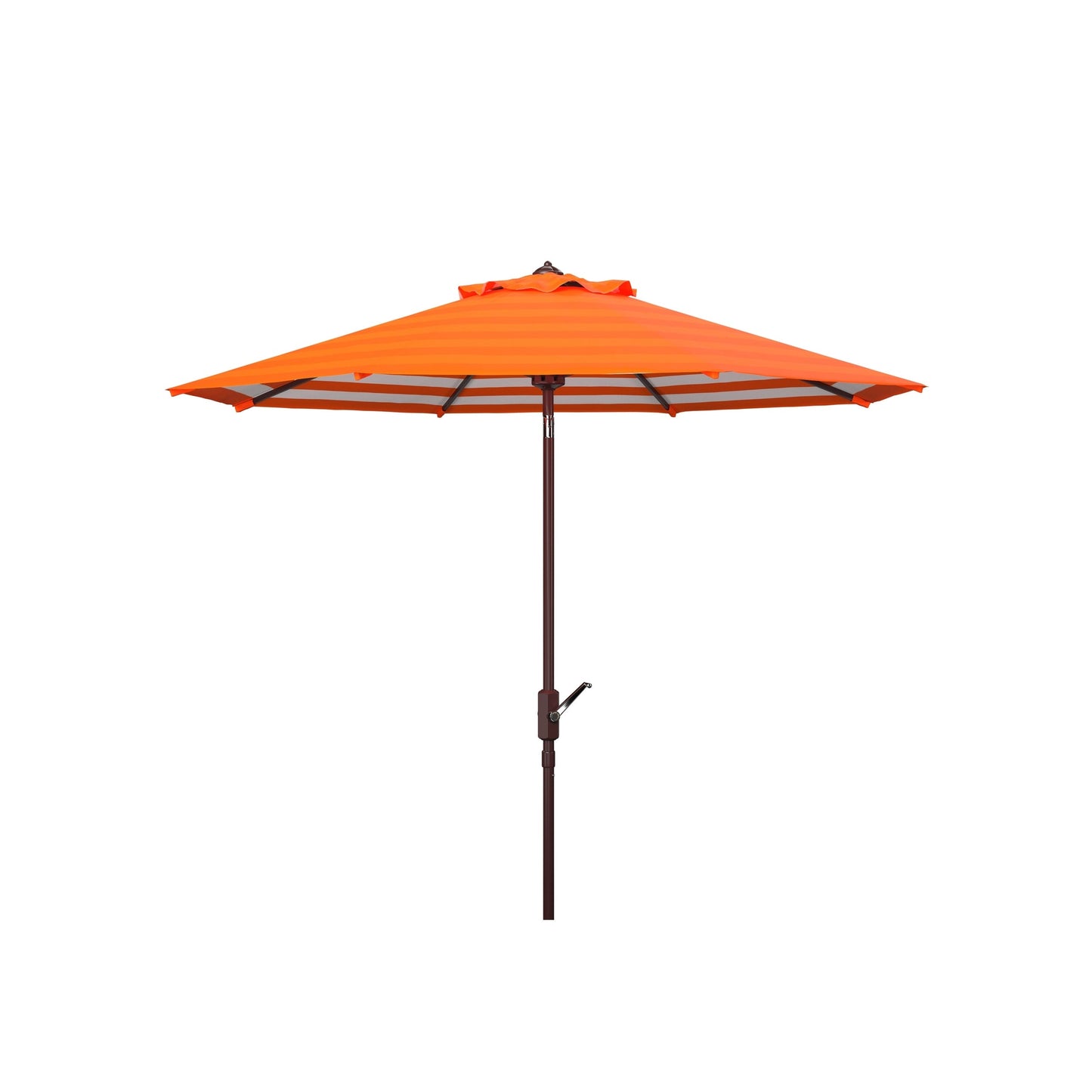 Parapluie da esterno SAFAVIEH Hadire Inside Out a righe da 9 piedi con manovella
