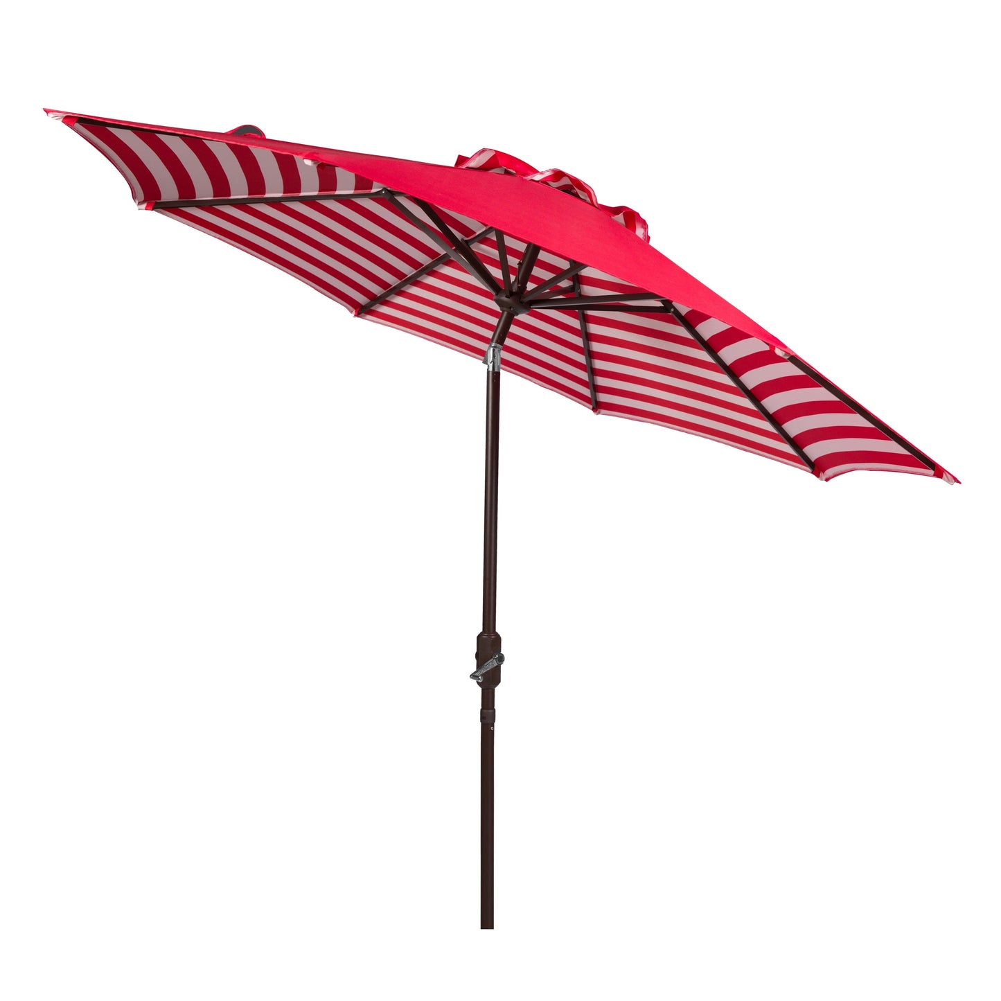 Parapluie da esterno SAFAVIEH Hadire Inside Out a righe da 9 piedi con manovella
