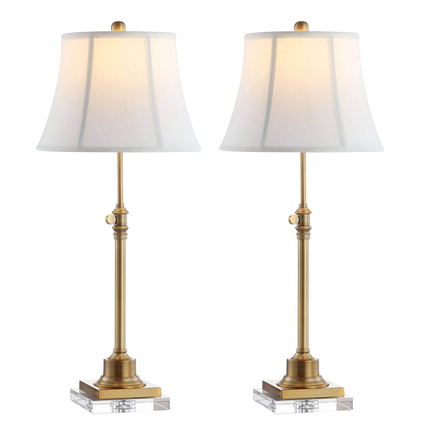 Set di 2 lampade da tavolo SAFAVIEH Lighting Amande con altezza regolabile da 27 a 31 pollici - 13Wx13Dx31H