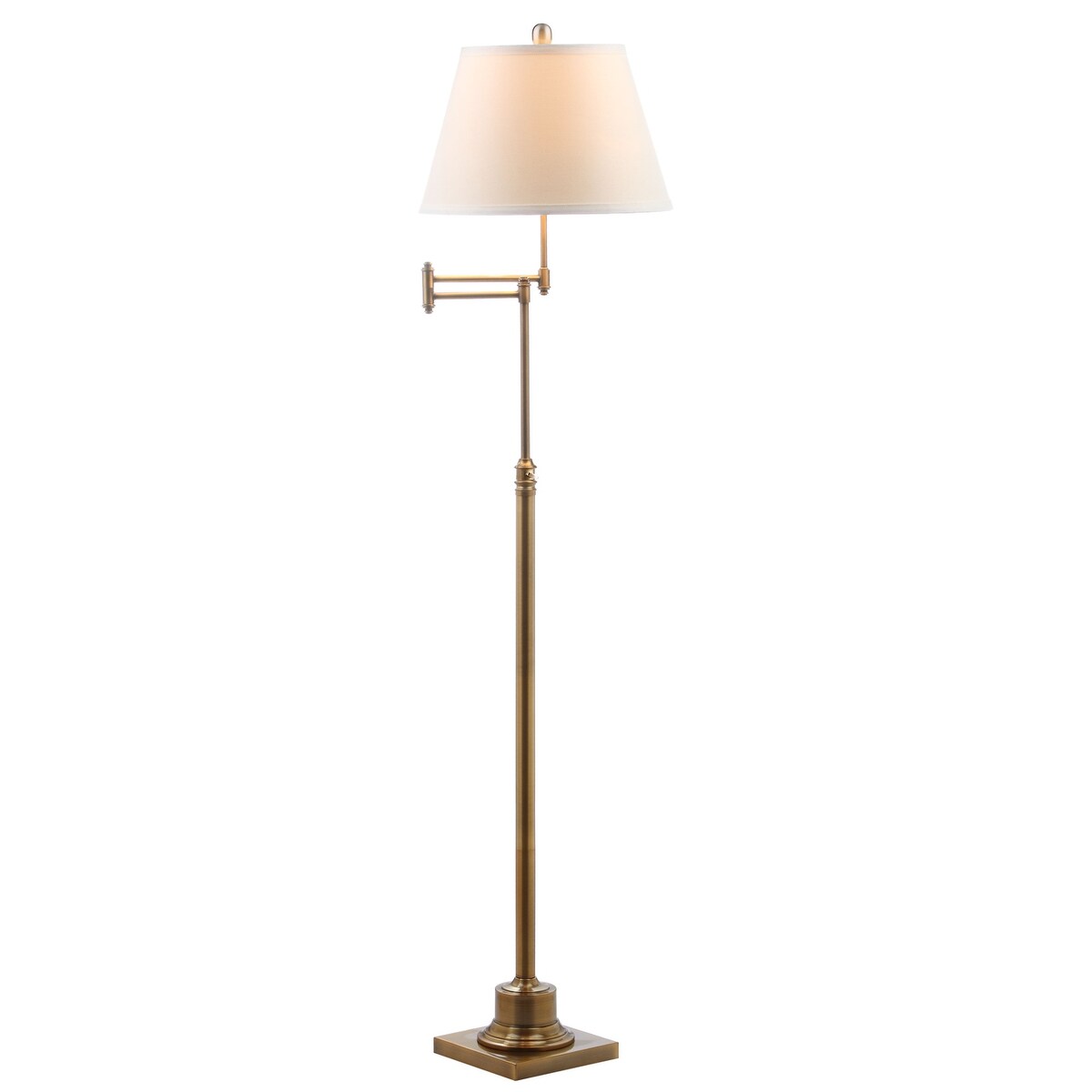 Lampada da terra girevole Tracee SAFAVIEH Lighting, 60 pollici, oro - 16x16x54,5-68,5 - 16Lx16Px69H