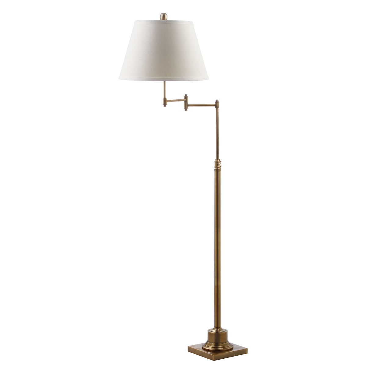 Lampada da terra girevole Tracee SAFAVIEH Lighting, 60 pollici, oro - 16x16x54,5-68,5 - 16Lx16Px69H