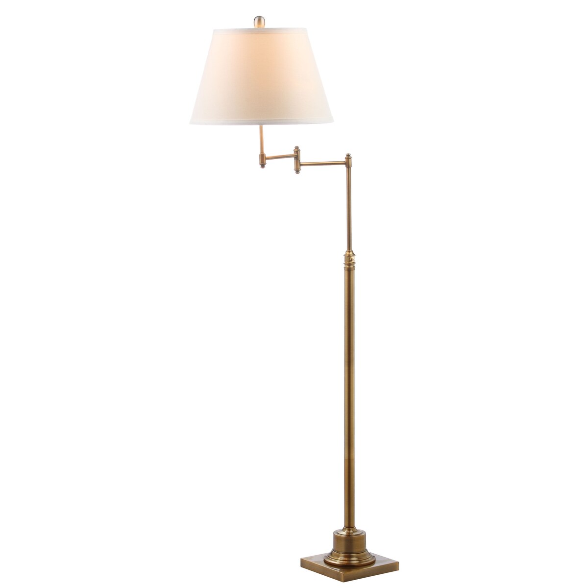 Lampada da terra girevole Tracee SAFAVIEH Lighting, 60 pollici, oro - 16x16x54,5-68,5 - 16Lx16Px69H
