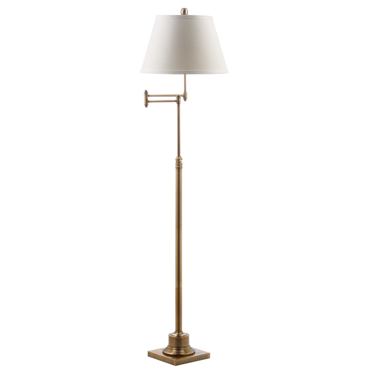Lampada da terra girevole Tracee SAFAVIEH Lighting, 60 pollici, oro - 16x16x54,5-68,5 - 16Lx16Px69H